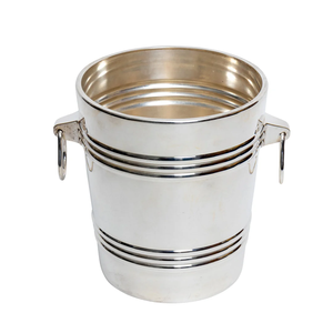 Seau refroidisseur de vin en aluminium pour bar Refroidisseur de vin personnalisé Seau à glace avec bouton - Product Image 6