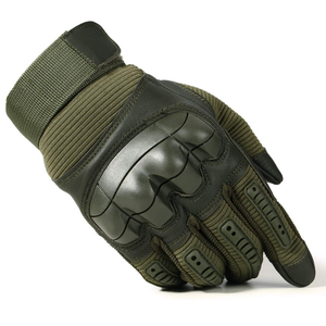 Respirant étanche plein doigt gants de course en cuir sport vélo cyclisme moto équitation Protection écran tactile Compatible - Product Image 4