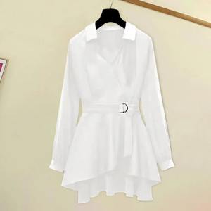 100% Organic Cotton Casual Women's Shirts New Trending Summer Woman Shirts Customize Stylish Design Wholesale Shirt - Product Image 4