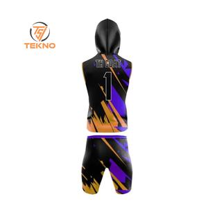 7 En 7 Venta al por mayor directa de fábrica Uniformes de fútbol 7v7 Diseño de sublimación personalizado de alta calidad para hombres Servicio OEM - Product Image 2
