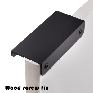 High Quality Morden Furniture Metal <strong>Door</strong> Handle <strong>Matte</strong> <strong>Black</strong> Drawer Edge Aluminum Pull for Kitchen Cabinet Wooden Wardrobe Drawer - Product Image 3