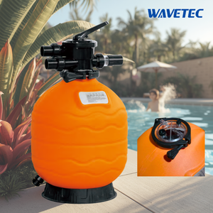 Filtre à sable pour piscine familiale en plastique HDPE série FTP avec vanne de 1,5 pouces, débit de 3,5 à 7,9 m³/h, filtration hors sol - Product Image 2