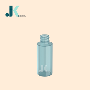 Botella de plástico cilíndrica redonda para embalaje de cosméticos PET de 20ml de alta calidad con tapa 20/410 Soluciones OEM/ODM disponibles - Product Image 2