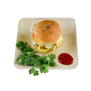 Vente en gros d'assiettes jetables biodégradables en feuilles de palmier de différentes tailles et formes pour servir des aliments lors de fêtes et de mariages - Product Image 3