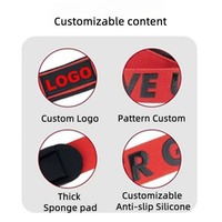 Sangle de levage ajustable Figure 8 Logo premium Équipement de gymnastique pour l'haltérophilie, la musculation et le fitness