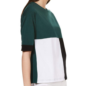 T-shirt surdimensionné pour femme avec logo personnalisé, coton lourd, coupe ample, fournisseur d'usine en gros - Product Image 2