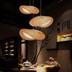Best Selling Customizable Rattan <b>Lamp</b> Pendant Light Handmade Eco-Friendly Lighting <b>Shade</b> Vietnam Factory Natural Decor <b>Bamboo</b> - Product Image 4
