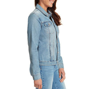 Vestes en jean à manches longues pour femmes fabriquées par un fabricant professionnel Dernières vestes en jean pour femmes à la mode - Product Image 5