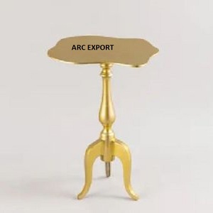 Vintage Design Metal Side Table Bedroom Living Room Furniture Side and End Table Leaf Design Gold Plated <b>Stand</b> for Wedding Decor - Product Image 5