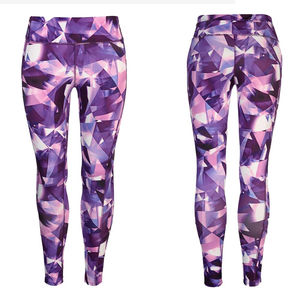 Leggings Deportivos Suaves para Mujer, Cintura Alta, Secado Rápido, Pantalones de Yoga Casuales para Entrenamiento, con Estampado, Estilo Sublimación al por Mayor - Product Image 1