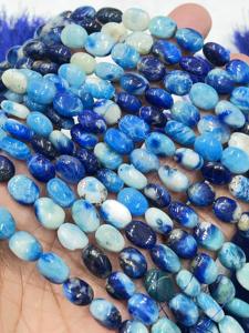 ลูกปัดหินเรียบอัฟกานิสถานขนาด8นิ้ว10x12-10x14mm แสดงถึงความงามตามธรรมชาติ - Product Image 4