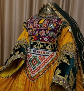 High Quality Handmade Afghani <b>Dress</b> for <b>Women</b> Traditional Silk Clothing Best Material for Summer Vintage Style-0575 - Product Image 2