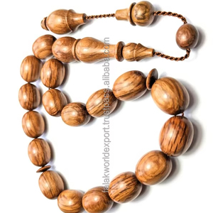 Falak World Exporta's personnalisé 100 pièces de haute qualité perles de prière en érable en bois faites à la main perles en vrac pour la prière islamique Tsabih - Product Image 5