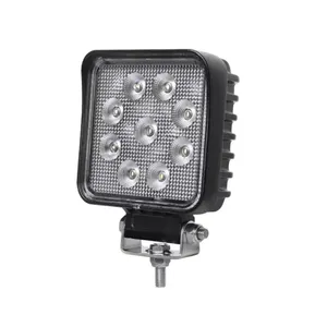 36 W 2880lms Flood Led Light Machinery Tractor Work Lamp Ip 67 Waterproof Square Led Work Light