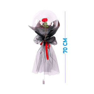 Bouquet di Rose Luminose con Luci LED per Decorazioni Natalizie e Palloncini per Feste - Product Image 5