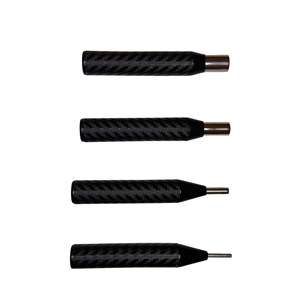 Ensemble de stylos de réparation de bosses sans peinture avec aimant en acier, 4 pièces, revêtement en fibre de carbone, outil et équipement de réparation de voiture en métal - Product Image 1