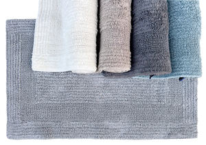 Alfombra de baño Ultra suave Reversible de lujo, alfombra de baño antideslizante absorbente de algodón para suelo, bañera, ducha, lavable a máquina, hogar, Hotel - Product Image 4