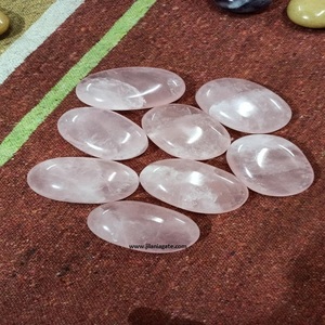 Piedra de Palma de cuarzo rosa Natural, cristal curativo, Gema de Reiki, ágata de cuarzo de palma para regalo, venta al por mayor - Product Image 1