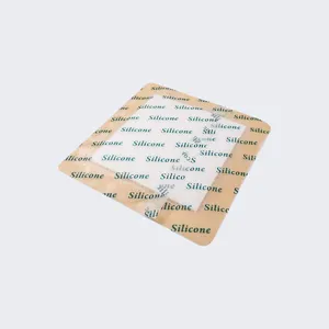 Waterproof Absorb Drainage Silicone Gel Foam Dressing For Burn Wound Bandage
