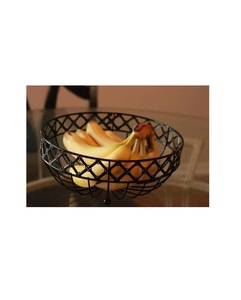 Panier de fruits en métal fabriqué artisanalement avec une apparence vintage rustique pour les repas de cuisine ou les expositions spéciales de célébration - Product Image 4