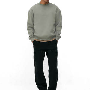 Sudadera de Alta Calidad Personalizada Unisex de Algodón Grueso de Color Sólido, Ropa para Hombre, Sudaderas Transpirables - Product Image 3