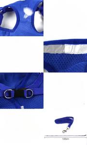 Conjunto de Correa y Arnés Reflectantes con Estampado Animal para Perros, Correa Ajustable y Duradera de Malla de Nailon para Mascotas, de Vietnam - Product Image 2