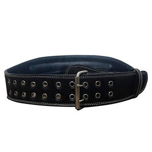 Cinturón de Gimnasio de Cuero Genuino de 4 y 6 Pulgadas, Cinturón de Levantamiento de Pesas de Alta Resistencia, Ajustable, de Doble Hebilla, Proveedor de Cinturones de Entrenamiento Físico - Product Image 4