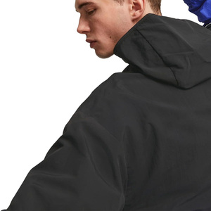 Chaqueta cortavientos de golf para hombre impermeable y transpirable OEM, material ligero personalizado con impresión de logotipo y etiqueta privada - Product Image 6