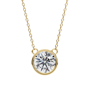 Colgante de Oro de 18K con Impresionante Diamante Cultivado en Laboratorio, Colgantes y Dijes de Diamantes Premium - Product Image 1