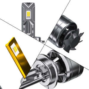 批发汽车照明系统锌合金130W LED灯泡H1 H3 H4 H7 H11 9005 9006 LED头灯 - Product Image 5