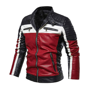 Chaqueta impermeable personalizada Otoño e Invierno motocicleta chaqueta de cuero Racing - Product Image 3