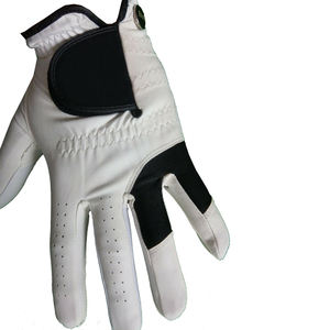 Guantes de golf Cabretta Cuero Venta caliente Alta calidad Transpirable Antideslizante Guantes de golf Logotipo personalizado Proveedor Pakistán - Product Image 1