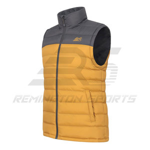 แจ็กเก็ตขนเป็ดแขนกุดสำหรับผู้ชายกันลม - Product Image 3
