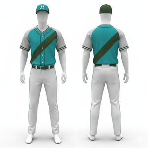 Conjunto de Uniforme de Béisbol Personalizado al por Mayor, Ropa Deportiva de Malla Sublimada de Secado Rápido - Product Image 2