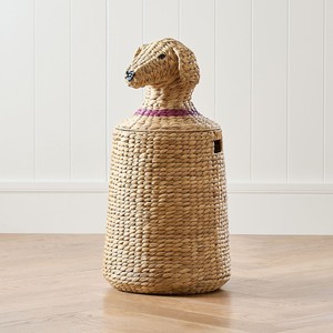 Panier de rangement en forme de grenouille fait à la main, organisateur pour enfants, conteneur, panier de rangement en jacinthe d'eau - Product Image 5