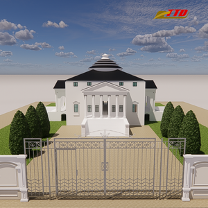 Diseño de Puerta de Hierro simple para casas hechas en Vietnam con recursos metálicos locales y refinadas por herreros expertos - Product Image 6