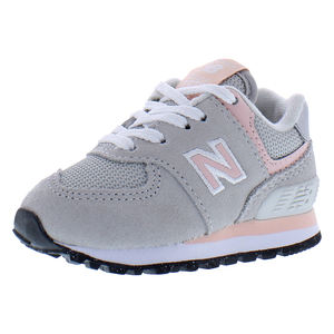 Zapatos New Balance 574 para bebés/niños pequeños Color: Gris/Rosa 100% auténticos - Product Image 1