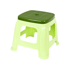Lightweight Plastic Square Step <b>Stool</b> Portable Stackable Ottoman for Bedroom Apartment School - Product Image 3