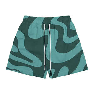Shorts pour hommes Tendance Vente en gros Impression par sublimation personnalisée Shorts de sport pour hommes en tissu de maille vierge Shorts respirants - Product Image 4
