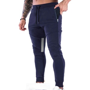 High Quality Wholesale Apparel Fleece <b>Jogger</b> Pants <b>Slim</b> Fit Men <b>Joggers</b> Polyester/Cotton Blend Straight Best Quality Customized - Product Image 3