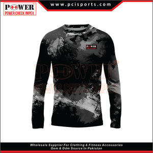 Personalizado más nuevo diseño de impresión de pantalla de 4 vías estiramiento que absorbe la protección UV hombres ropa de pesca camisas de pesca - Product Image 6