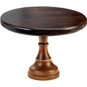 Trending Farmhouse Design Soporte de pastel de madera ecológico hecho a mano con acabado natural para celebraciones Rústicas - Product Image 6