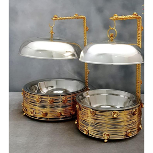 Latest Design Rectangular Food Server Chaffer Dish Table Decorative Food Serving Dishes Chaffing Dish for Wedding Use - Product Image 3