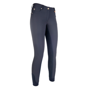 Jodhpurs personalizados de alta calidad para montar a caballo Cómodo agarre de cuero de asiento completo con parche de rodilla de silicona Pantalones elegantes - Product Image 6