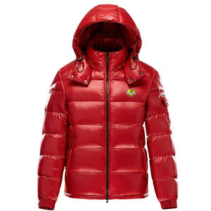 Chaquetas Acolchadas para Hombre de Invierno, Estilo Urbano, al por Mayor, con Capucha Desmontable, Cierre de Cremallera, Resistentes al Viento, Tela Brillante - Product Image 6