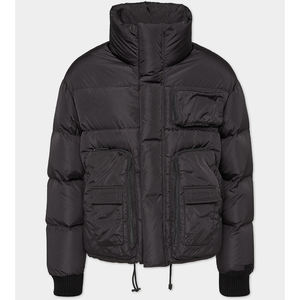 Chaqueta Acolchada Formal Personalizada 2026 para Hombre, Cuello Alto, con Capucha, Impermeable, Cortavientos, Transpirable, Todos los Colores - Product Image 4