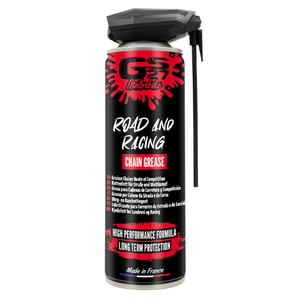 GS27 Moto Mantenimiento y cuidado Línea Cadena Grasa Road and Racing 300 ML Hecho en Francia - Product Image 1