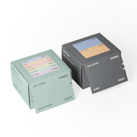Boîte d'emballage personnalisée de luxe pour coffret beauté, fermeture magnétique, revêtement UV, lamination mate, doublure en éponge, café filtre 100 ml