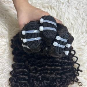 วิกผมแท้สีดำ HD ปักผมชาวพม่าสำหรับผู้หญิงมัดผมแท้กับเจอร์รี่ม้วนผมสำหรับผมชาวสวิส - Product Image 2