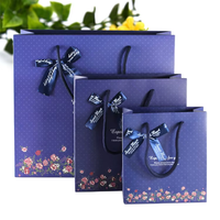 Bolsa de Regalo de Papel Kraft con Logotipo Personalizado, Diseño de Puntos, con Cordón, para Joyería, Accesorios, Recuerdos de Boda, Empaquetado Competitivo